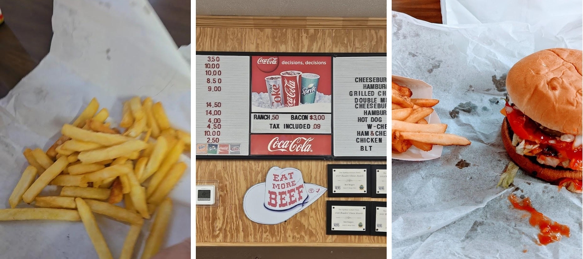 Sheila C's Burger Barn Menu